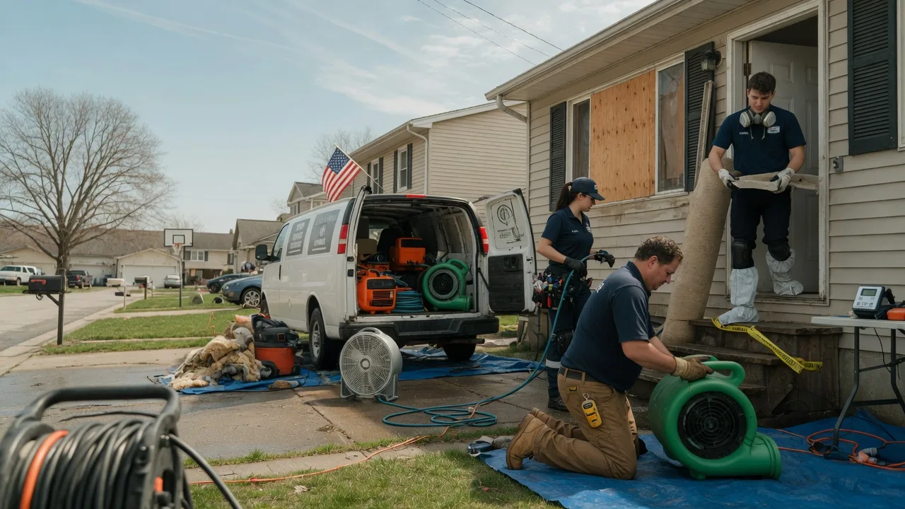 Water Damage Restoration in New London, TX near me